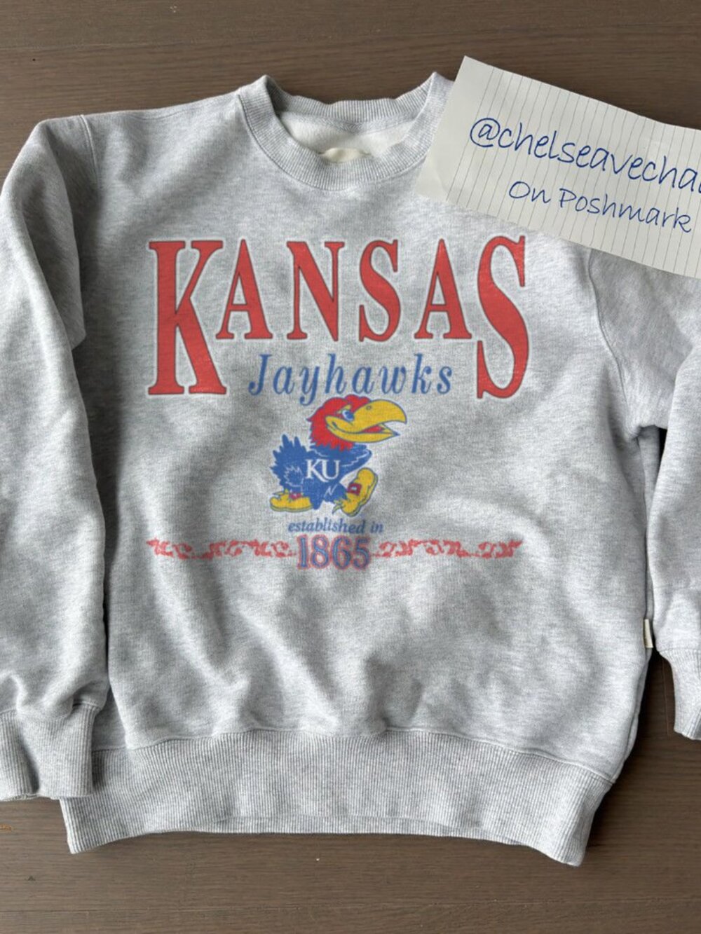 Vintage Kansas Jayhawks Sweatshirt, Retro University of Kansas Men Women Shirt